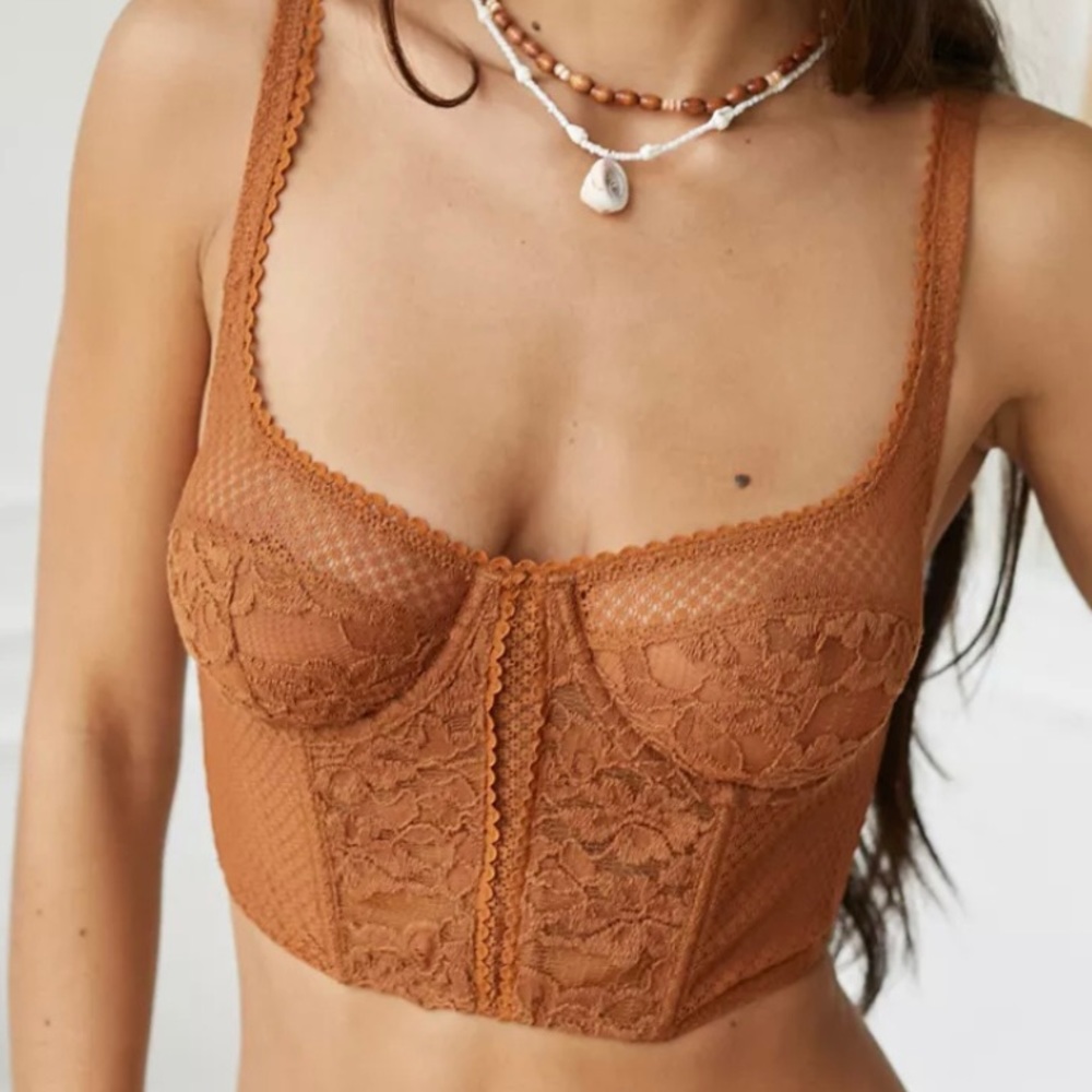 Urban Outfitters Lace Bustier Top